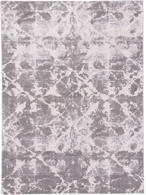 Produktbild von Kurzflor Teppich Marble 120x170 cm Grau