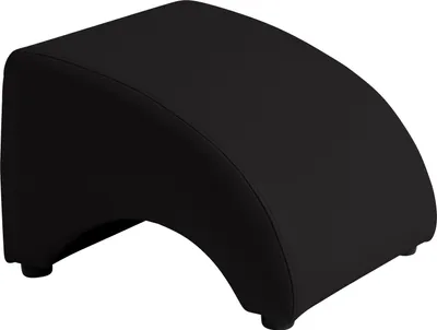 Produktbild von Max Winzer Hocker Brandford - Kunstleder schwarz - Maße: 52 x 54 x 37 cm