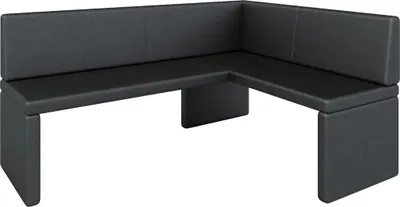 Produktbild von Ecke OLGA 128x168 LINKS-SOFT11- Kunstleder|Eckbankgruppe für Ihrem Esszimmer|Küche|modern|Sitzecke|Essecke