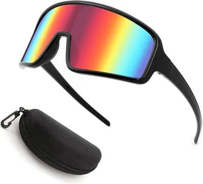 Produktbild von Sportsonnenbrille UV400-Schutz - für Radfahren, Laufen, Skifahren und Wandern