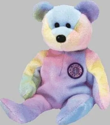 Produktbild von TY - 4253 - Beanie Baby, BB Bear, Plüsch, 20cm