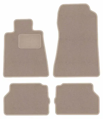 Immagine prodotto di Tappetini in moquette per Mercedes C140 / W140 1992-1999 (coupé) – set 4 pezzi, beige, su misura – Wielganizator LUX