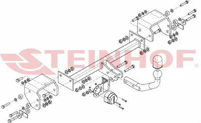 Produktbild von Z547471 Anhängerkupplung passend für PEUGEOT 107 2005-2014 starr