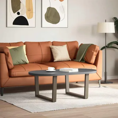 Image de vidaXL Pieds de table basse en V 2 pièces acier naturel 70x(42-43,3) cm acier