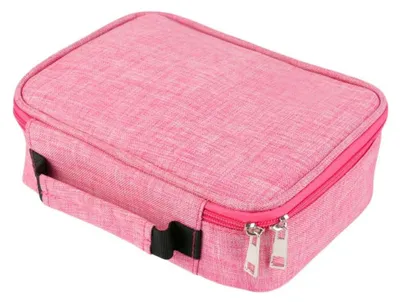 Produktbild von Federmäppchen mit 72 Fächern, extra großes Federmäppchen, Schulmaterialetui für Schüler, Buntstiftetui, Etui mit Innentasche für kleine Gadgets (rosa)