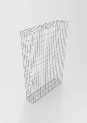 Produktbild von Gabione feuerverzinkt 102 cm x 152 cm x 22 cm, Maschenweite 5 cm x 10 cm, fertig geschweißt