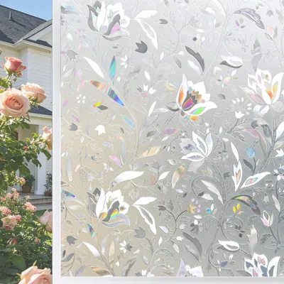 Produktbild von Fensterfolie Sichtschutz Selbsthaftend Bunt 60X400CM