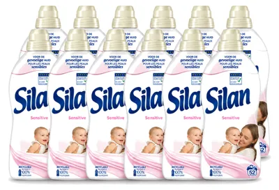 Produktbild von 12 x Silan Sensitive Weichspüler - 1144 ml - Vorteilspackung - 12 Stücke
