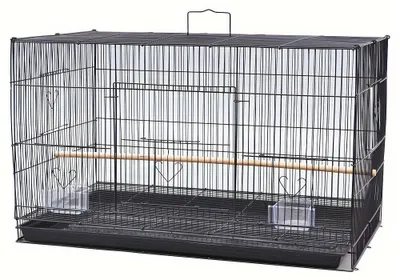 Produktbild von Vogelkäfig - Wellensittichkäfig - Kanarienvogelkäfig - Vogelvoliere - Innenkäfig - Metallkäfig - 76x45x45 cm