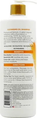 Produktbild von Cantu TXTR Cleansing Oil Shampoo 16oz 473ml