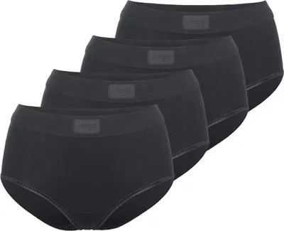 Produktbild von sloggi 4er Pack Double Comfort T Maxi Slip Maxi Slip mit tief geschnittenen Seiten, Aus natürlicher Baumwolle, Atmungsaktiv
