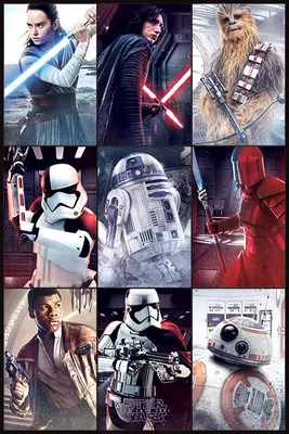 Immagine prodotto di Star Wars - Gli ultimi Jedi / personaggi - 61x91,5 cm - Poster