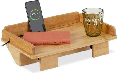 Produktbild von Betttablett aus Bambus mit Tablet-Halter