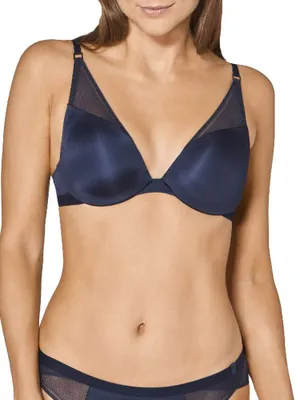 Produktbild von Sloggi S Symmetry WHU, Farbe: Navy Blazer ML/7310, Größe: 75C Bügel-BH mit Halbschale und Push-up
