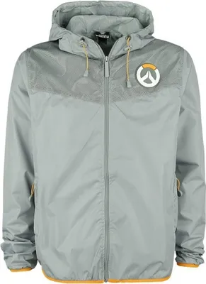 Produktbild von Jinx OVERWATCH - Logo Windbreaker Jacke (Grau | S)