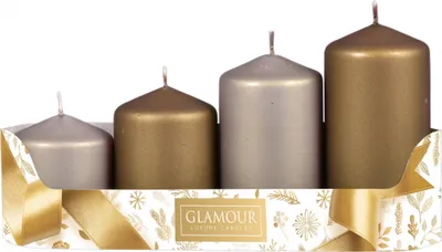 Immagine prodotto di Candele dell'Avvento Nohel Garden TIERED MIX tappetino in metallo d5x6/7,5/9/10,5cm