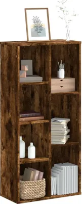 Obrázok produktu pre Maison Exclusive - Knižnica z dymového dubu 50x25x105 cm Drevený materiál