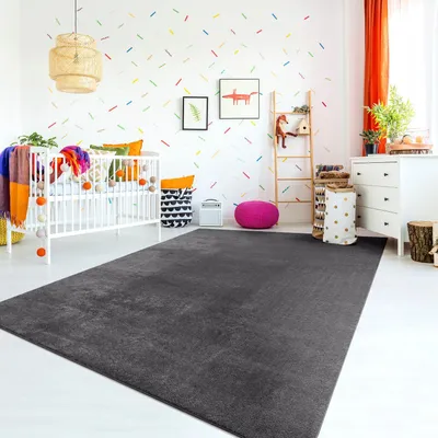 Produktbild von TT Home Teppich Kinderzimmer Waschbar Rutschfest Kinderteppich Junge Mädchen Weich Pastell Größe 200x280 cm