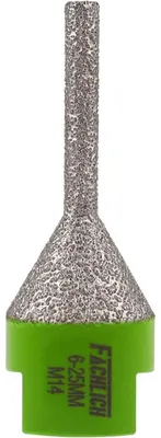 Obrázok produktu pre Diamantové vrtáky s priemerom 6-25 mm na zväčšovanie otvorov v dlaždiciach, porceláne, mramore, keramike a granite