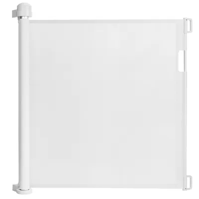 Produktbild von ROSEJANE Türschutzgitter Ausziehbar bis 150 cm, Treppenschutzgitter für Babys und Haustiere, Sicherheitsgitter für Tür und Treppe, Weiß