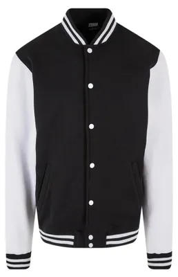 Produktbild von Urban Classics - "College" Sweatjacke für Herren TN104 (S) (Schwarz/Weiß)