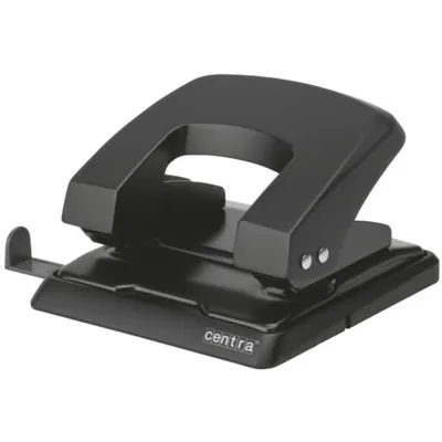 Produktbild von Locher HP30 Metall für 30 Blatt mit Anschlagschiene schwarz