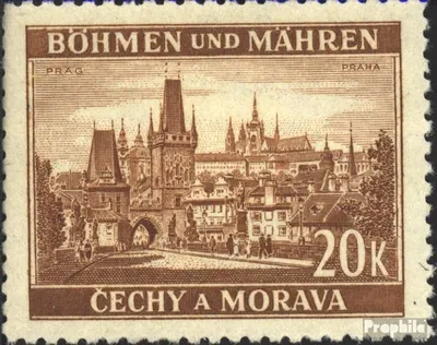 Produktbild von Briefmarken Böhmen und Mähren 1939 Mi 37 postfrisch Freimarken