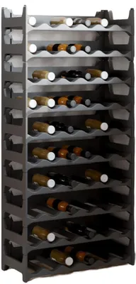 Produktbild von Weinregal 60 x 26 x 78 cm Polypropylen Anthrazit für 60 Flaschen