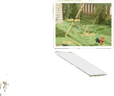 Zdjęcie produktu dla Kurnik, ochrona przed promieniowaniem UV, przestronna konstrukcja, srebrny