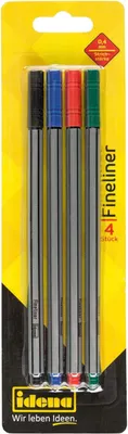 Produktbild von Feinschreiber-Set, 4 Stück - Strichstärke 0,4 mm