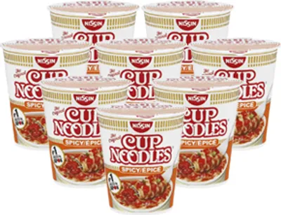 Produktbild von Nissin Cup Noodles Spicy 8 x 66 g