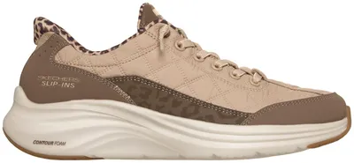Produktbild von Skechers Contour Foam Leopard Dream Slip-On Braun BRN Größe EU 42