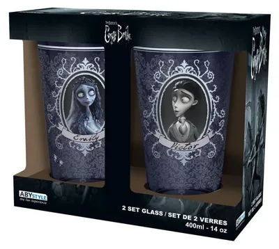 Produktbild von Corpse Bride Glas-Set  Emily und Victor multicolor Standard