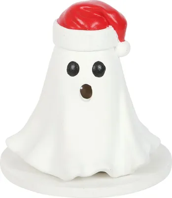 Produktbild von Something Different - Räucherkegelhalter "Ghost", Weihnachtsmütze SD10086 (Einheitsgröße) (Weiß/Rot)