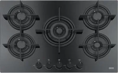 Immagine prodotto di Franke Crystal FHCR 755 4G TC HE BK C Piano Cottura Gas Nero Incasso 5 Fornelli