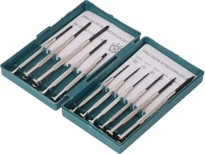 Produktbild von Präzisionsschraubendreher Set 11tlg Feinmechanik Minischraubendreher Handy