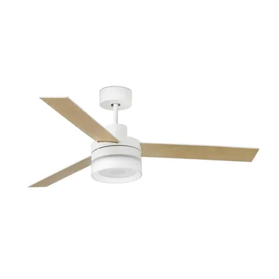 Image de Ventilateur de plafond avec haut-parleur, éclairage LED et télécommande Ice Speaker 132 cm