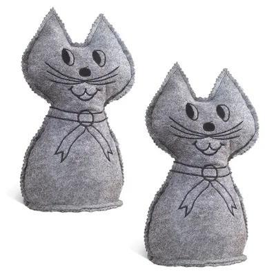 Produktbild von Maximex Raumentfeuchter Mod. Katze, 2er Set, schwerer Türstopper