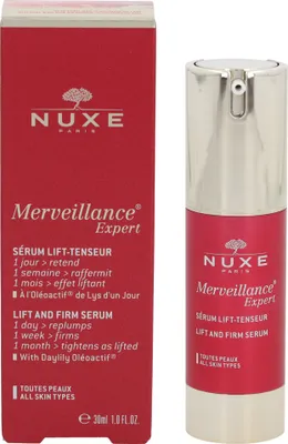 Zdjęcie produktu dla Wszystkie rodzaje skóry Nuxe Merveillance Expert Serum Serum liftingujące