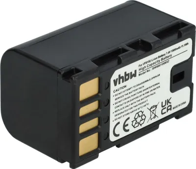 Produktbild von vhbw Akku kompatibel mit JVC GZ-MS120AEU, GZ-MS120BEU, GZ-MS120, GZ-MS100REG, GZ-MS120SEU Videokamera Camcorder (1400 mAh, 7,2 V, Li-Ion) + Infochip