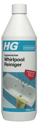 Produktbild von HG hygienischer Whirlpool Reiniger 1L - Entfernt Kalk-, Fett-, Seifen (1er Pack)