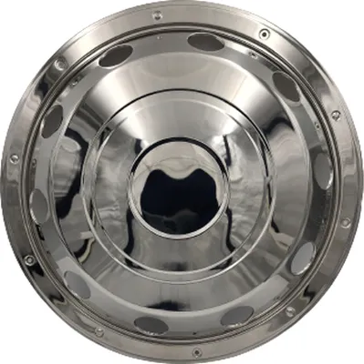 Produktbild von Felgenkappe Edelstahl Radblende Radkappe für die Vorderachse LKW 22.5"