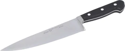 Produktbild von STUBAI hochwertiges breites Kochmesser geschmiedet | 200 mm | Küchenmesser aus Edelstahl für Schneiden von Fleisch, Geflügel, Gemüse, Obst & Lebensmitteln, spülmaschinenfest, schwarzer Griff