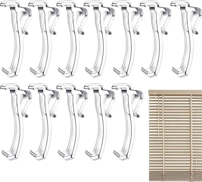 Produktbild von Rv Gardinenhalter 12 Teile,Gardinenhalter Clips - Seitliche Fensterabdeckung Halterung Einfache Montage Für Camping Outdoor Schlafzimmer Badezimmer