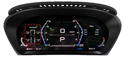 Obrázek produktu pro Digitální přístrojová deska, bezdrátové CarPlay, zrcadlení Android, s CarPlay a TPMS