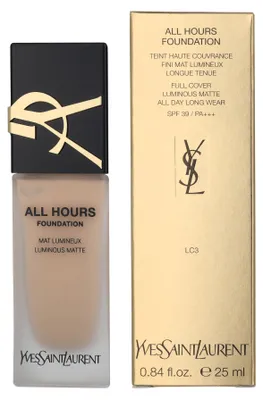 Image de Fond de teint mat lumineux "All Hours" de Yves Saint Laurent, référence LC3, avec protection SPF39