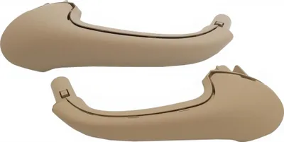 Image de Jeu de poignées de portes avant Pull Intérieur pour Mercedes C W203 S203 2000-2007 Beige.