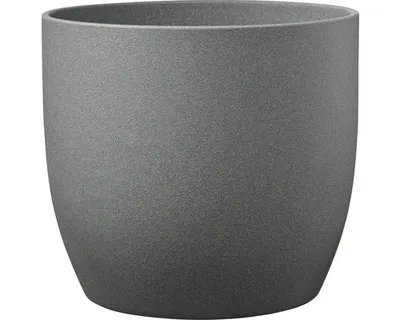 Produktbild von Blumentopf Soendgen Basel Stone Keramik Ø 21 cm H 20 cm dunkelgrau
