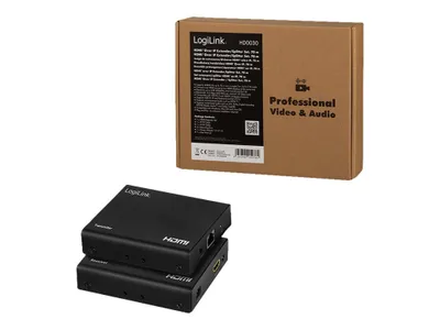 Obrázok produktu pre Logilink HDMI Extender/Splitter-Set über IP,70m,1x2-Port