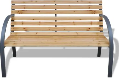 Immagine prodotto di Panchina da giardino 47.2äu in legno e ferro